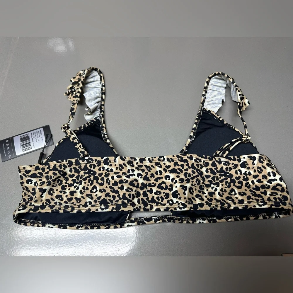 New leopard print bikini top - Picture 3 of 6